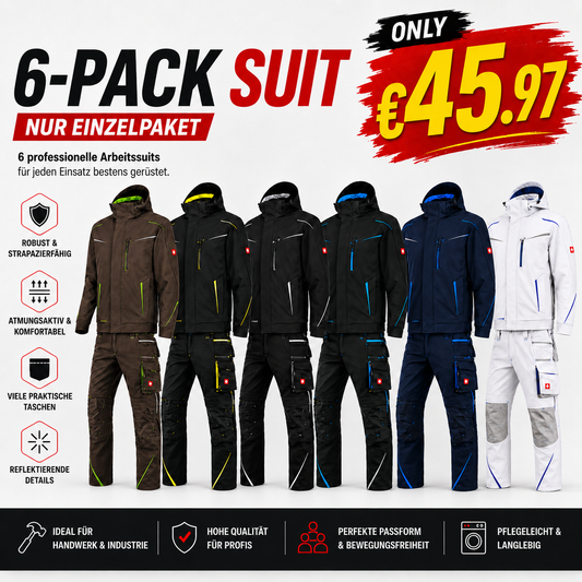 🔥 Limitiertes Angebot: 2-Teiliges Profi-Arbeitsset (Jacke & Hose) für NUR 20€! ⚡ Jetzt Sparen!
